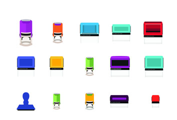 Automatic Stamp - Self-inking office Stamps. Rubber stamp with brush print  cuttable, usable, rubber stamp (Ready for laser cutting)