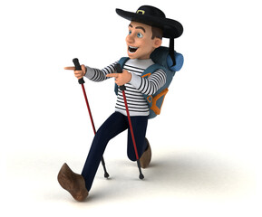 Fun 3d cartoon breton character