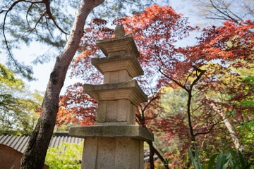 Stone pagoda built as a Buddhist temple