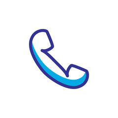 phone icon logo illustration design