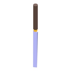 Handle chisel icon. Isometric of handle chisel vector icon for web design isolated on white background