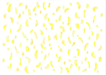 雨だれ模様少（黄）