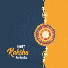 raksha bandhan, decorated bracelet of relation brothers and sisters indian celebration