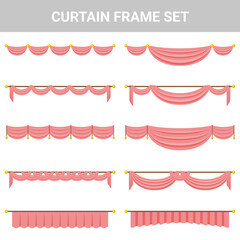 装飾素材　カーテン　フレームセット