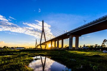 Can Tho bridge over the river