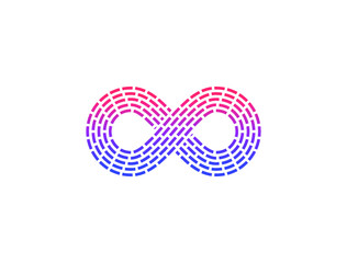 Infinity logo icon. Infinity loop concept. Vector illustration.