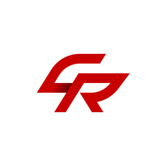 CR or RC. Monogram of Two letters C&R or R&C. Luxury, simple, minimal and elegant CR, RC logo design. Vector illustration template.
