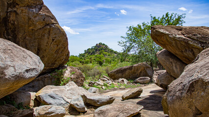 rock pebbles at fort patiko