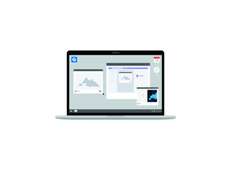 Video card, graphic card vector icons