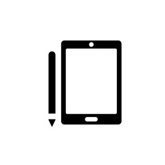 tablet icon logo illustration design