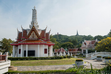 Fototapeta na wymiar THAILAND PHETBURI CITY PILLAR SHRINE