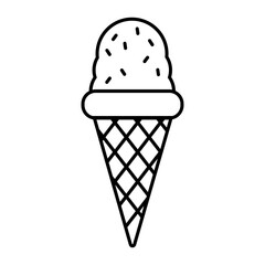 Ice cream icon vector illustration