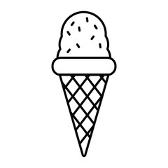 Ice cream icon vector illustration