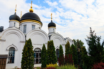 Trinity cathedral of St. Tikhon's Transfiguration convent in Zadonsk, Russia