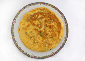 omelette with zucchini
