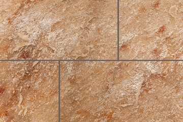 Brown marble stone tile floor texture and seamless background