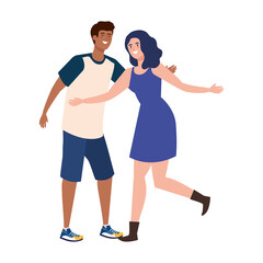 happy couple, healthy lifestyle, celebrating holiday