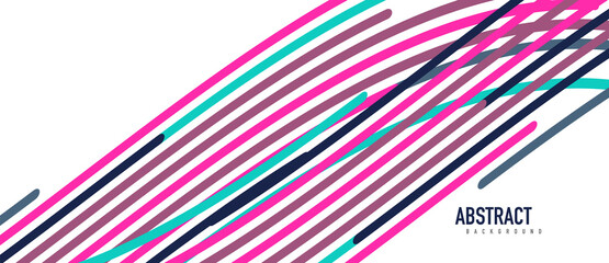 Аbstract moving colorful lines vector backgrounds for cover, placard, poster, banner or flyer