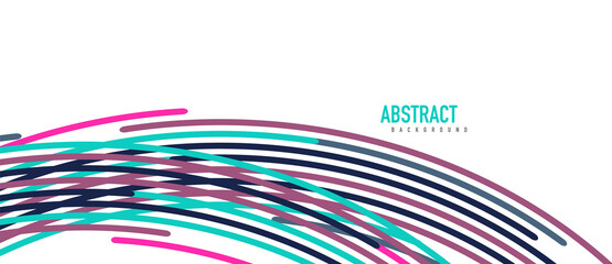 Аbstract moving colorful lines vector backgrounds for cover, placard, poster, banner or flyer