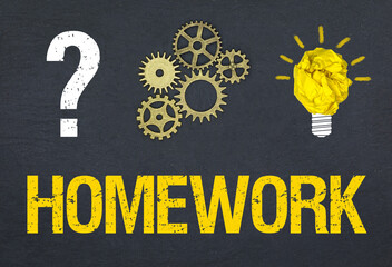 Obraz premium Homework