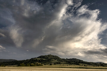 Gewitterwolken über der Schwäbischen Alb