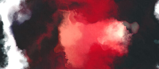 abstract watercolor background with watercolor paint with very dark blue, pastel gray and moderate red colors. can be used as web banner or background