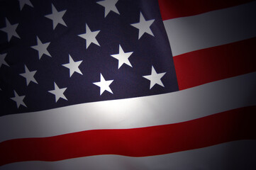 Flag USA as a patriotic background