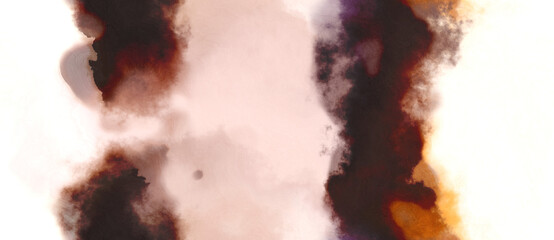 abstract watercolor background with watercolor paint with old mauve, pastel pink and pastel brown colors