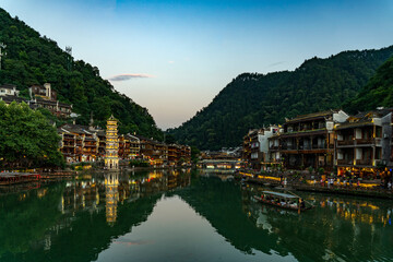 View of Ancient Phoenix City of Fenghuang.
