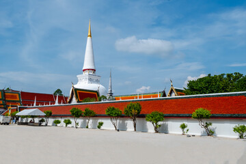 Wat Phra Mahathat Woramahawihan at Nakhon Si Thammarat Province, Thailand,
