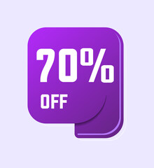 Sales Vector badges for Labels, , Stickers, Banners, Tags, Web Stickers, New offer. Discount origami sign