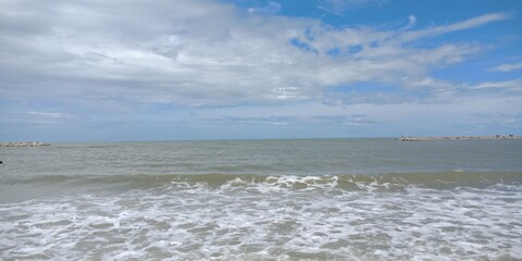 beautiful beach in summer in phuket thailand