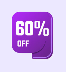 Sales Vector badges for Labels, , Stickers, Banners, Tags, Web Stickers, New offer. Discount origami sign