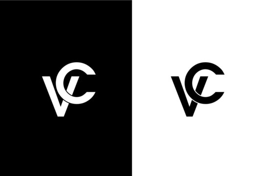 Letter VC, CV logo design template vector