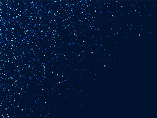 Silver Holiday Digital Starry Border. White Xmas 