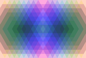 Fototapeta premium Abstract geometrical background. Polygonal pattern with color triangles. 3d vector illustration for advertising, marketing and presentation.