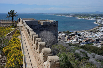 BYZANTINE FORT IN KELIBIA, CAP BON, TUNISIA. 