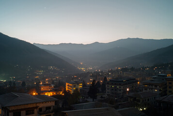 Sunrise at Thimphu, Bhutan