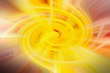 Abstract colourful illustration with a twirl effect