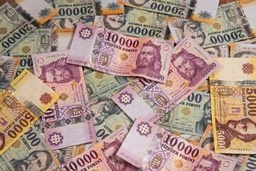 Hungarian forint bills