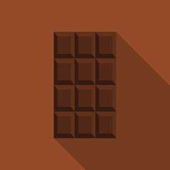 Chocolate bar. White chocolate. Vector illustration
