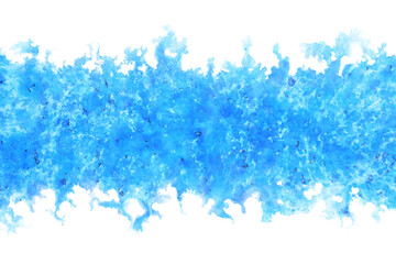 水 波 ブルー 夏 水彩 背景