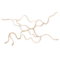 Watercolor set to create a route map