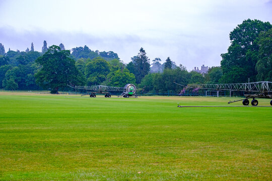 Water irrigation System at Cowdray polo fields