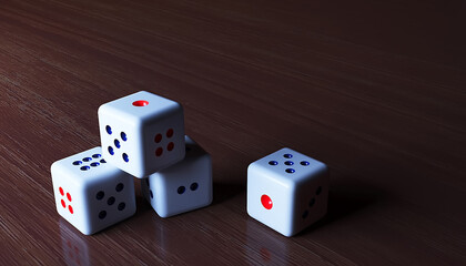 White dices