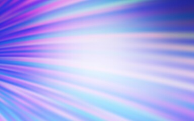 Light Pink, Blue vector pattern with curved lines. A shining illustration, which consists of curved lines. New composition for your brand book.