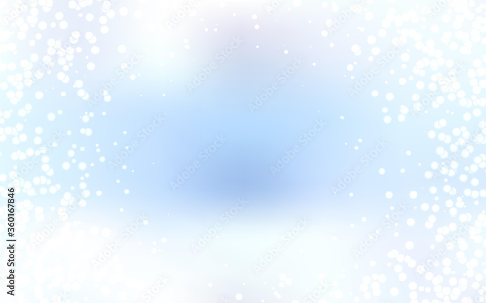 Wall mural light blue vector layout with cosmic stars. blurred decorative design in simple style with galaxy st