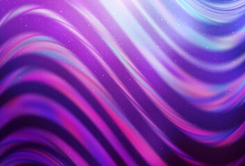 Obraz premium Light Purple vector layout with cosmic stars. Space stars on blurred abstract background with gradient. Best design for your ad, poster, banner.