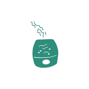 recommend clip art: Air humidifier icon. Humidity control sign. Hand drawn flat vector illustration