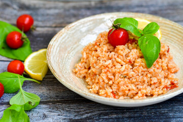  Home made italian rice with vegetables